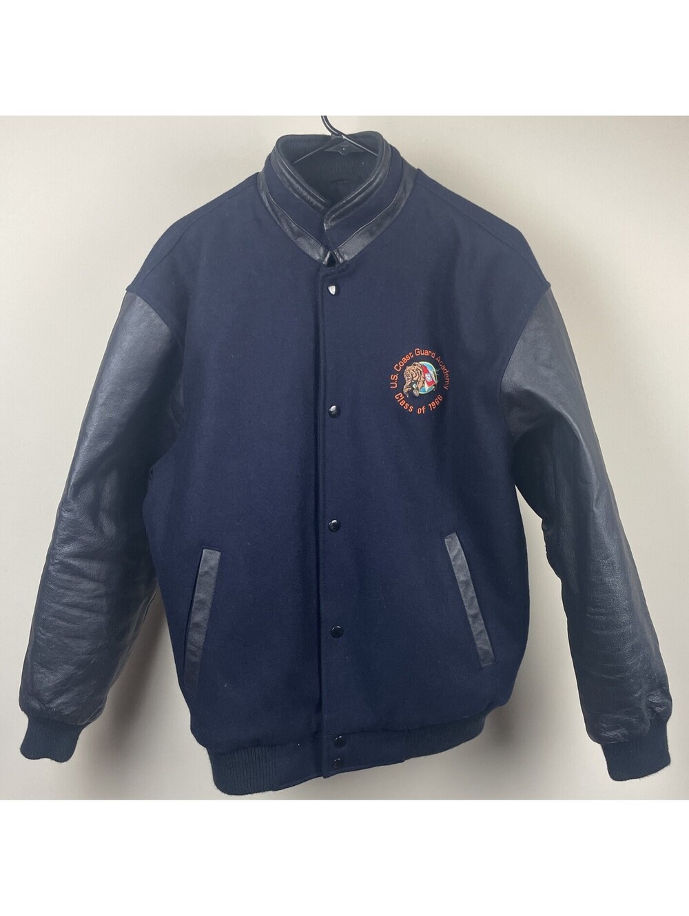 VTG North End Climate Wear US COAST GUARD ACADEMY CLASS OF 66’ VARSITY JACKET